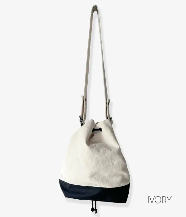 MHL./COTTON CANVAS DRAWSTRING BAG