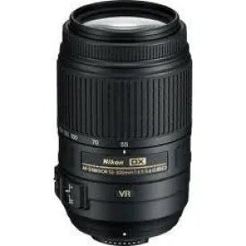 Nikon 55-300mm f/4.5-5.6G ED VR AF-S DX Nikkor Zoom Lens for Nikon Digital SLR (White Box)   3 Piece Filter Kit w/Case   Lens Pouch   Microfiber Cleaning Cloth   Lens Pen Cleaner   Accessory Saver Bun Bundle